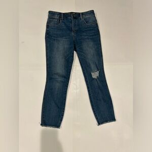 Kut From The Kloth Connie High Rise Fab Ab Crop Jeans Women’s 4 Distressed